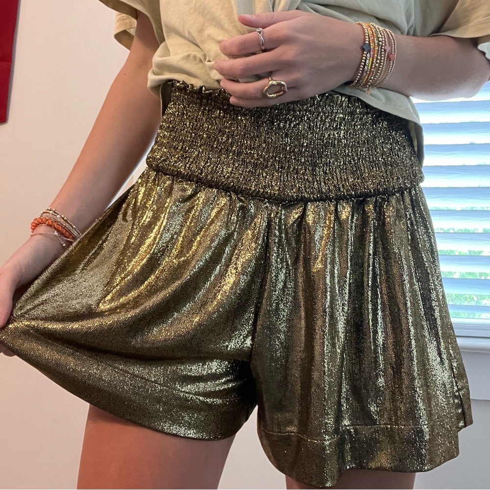 TCEC gold shorts